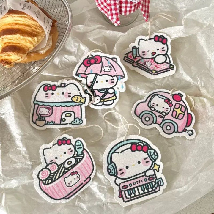 Hello Kitty 1 Set 6 kittyBowl Household Thickened