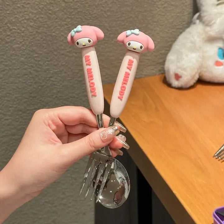 Sanrio Stainless Steel Spoon & Fork Officially Licensed