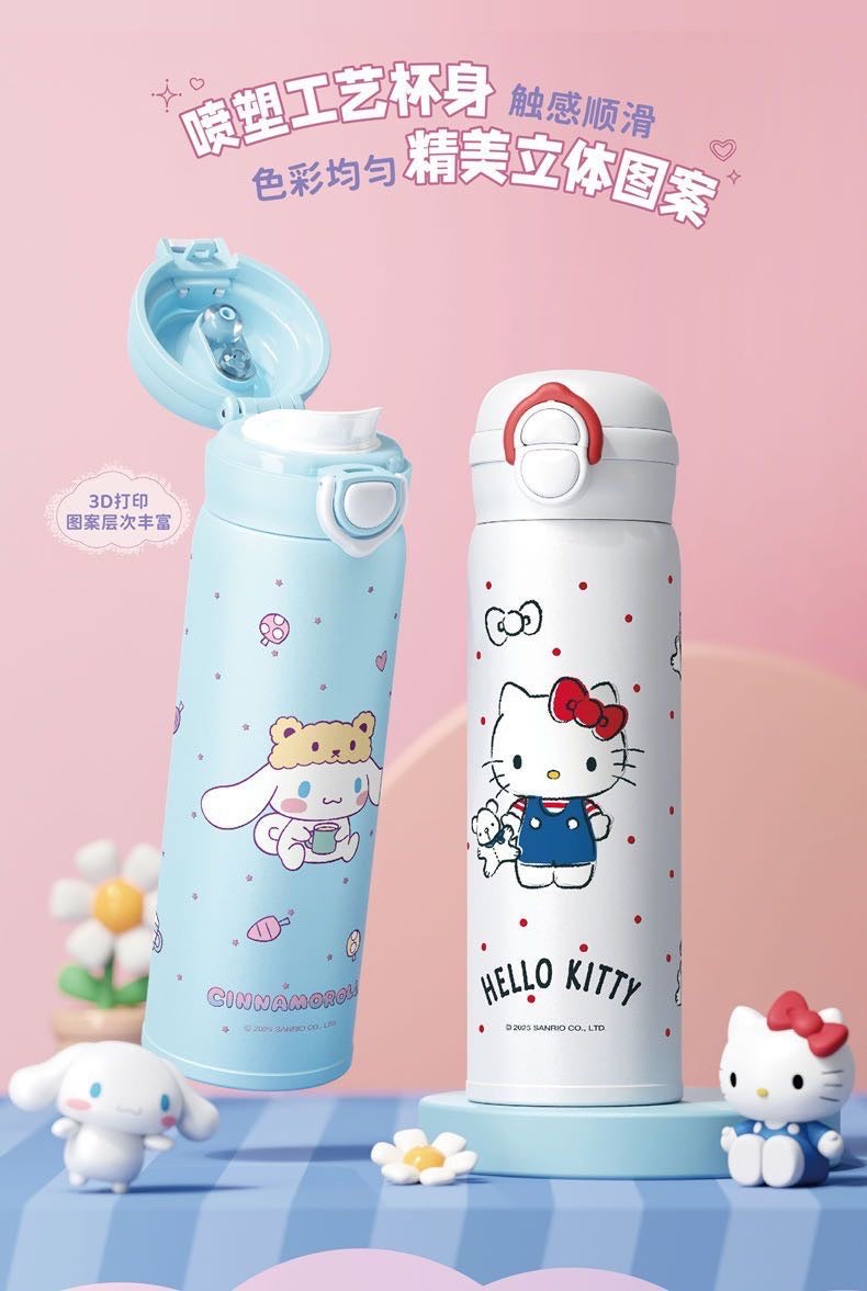 Sanrio Thermos Cup 316 Stainless Steel Straw Water Cup Cup