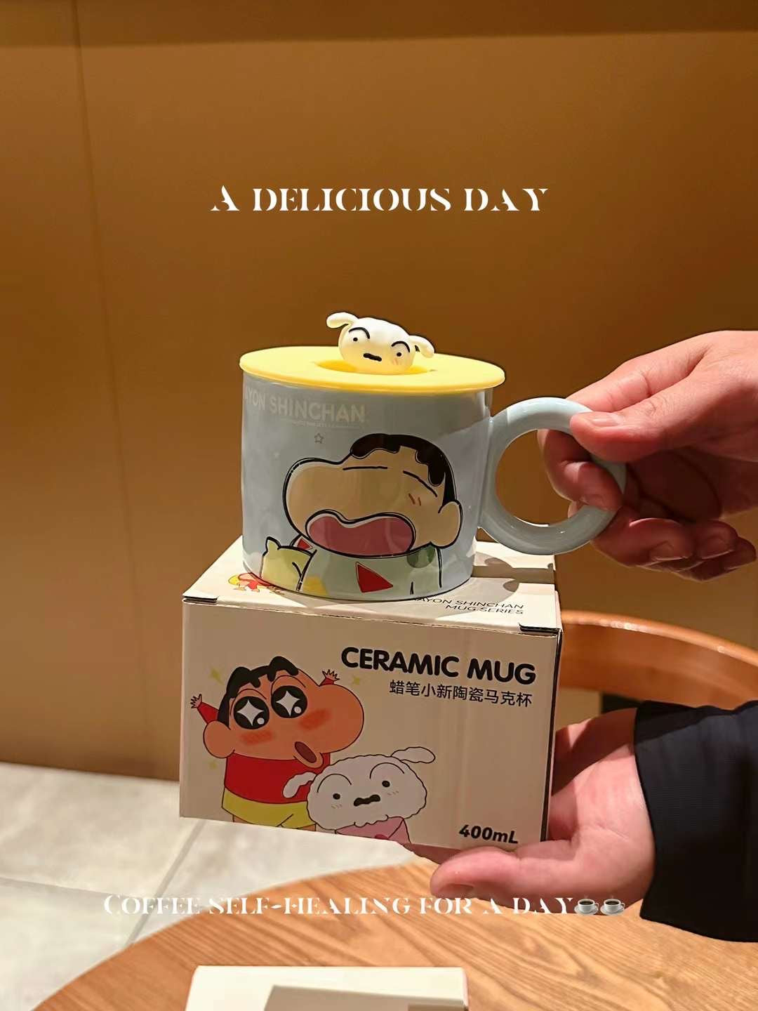Crayon Shin-chan Ceramic Mug Color Box