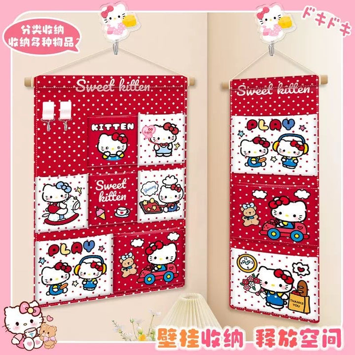 Hello Kitty Hanging Storage Bag Storage Bag Wall-mounted