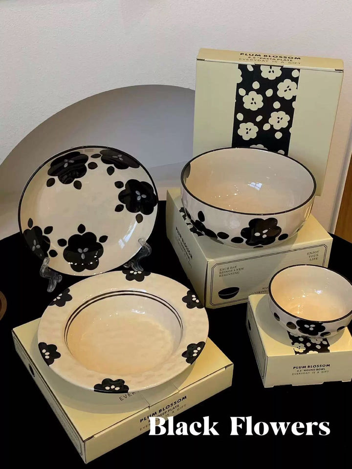 Camellia Series Underglaze Tableware Set