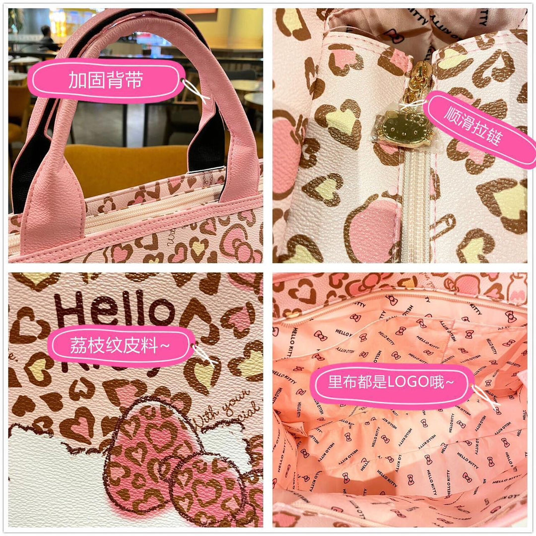 HelloKittyPink PUWaterproof Large Capacity