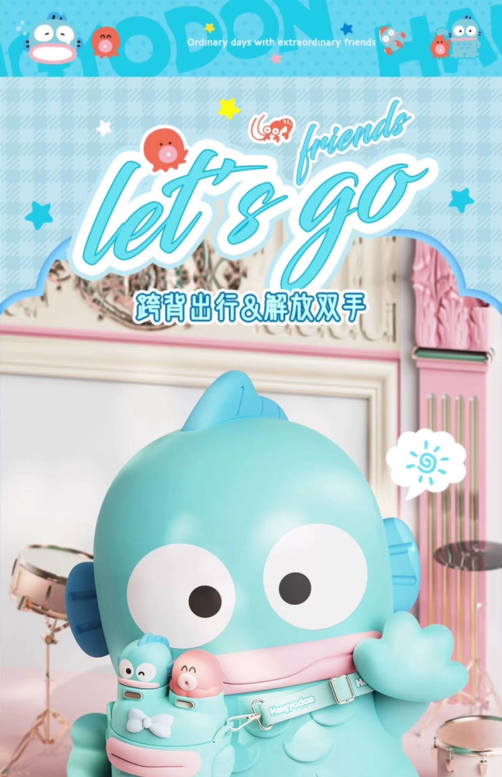 2026New Hangyodon & Kitty Thermos Cup Sanrio Dual-drink Cup