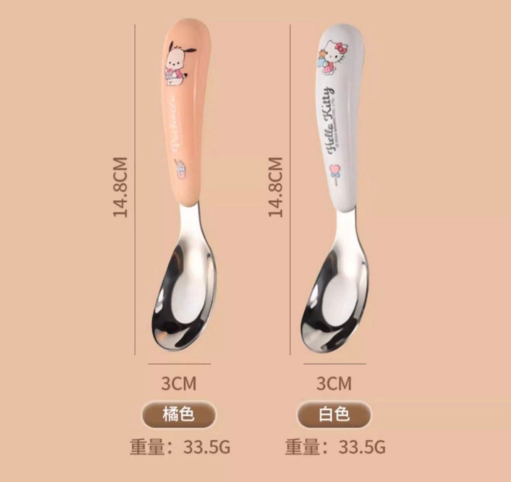 Sanrio Spoon Stainless Steel Spoon Kids Safe