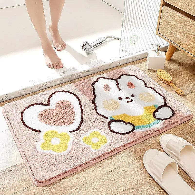 Cozy Faux Cashmere Bath Mat 🛀 Thick & Soft | Quick Absorbent | Anti-Slip