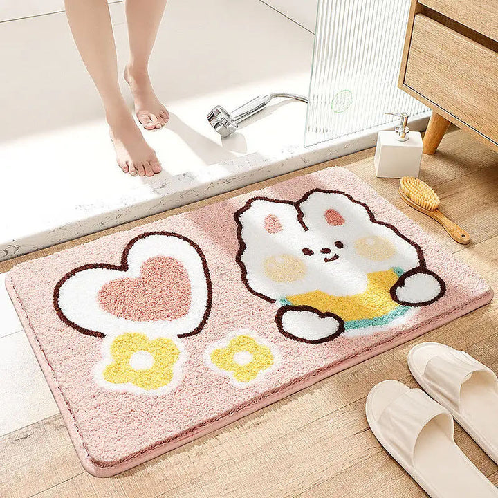 Cozy Faux Cashmere Bath Mat 🛀 Thick & Soft | Quick Absorbent | Anti-Slip