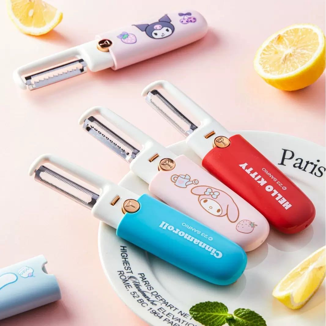 Sanrio Fruit Peeling Knife Multifunctional Outdoor Portable Peeling Knife Grater