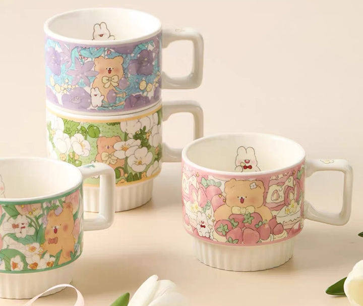Bear Series Mug & Large Noodle Bowl Individually Packaged
