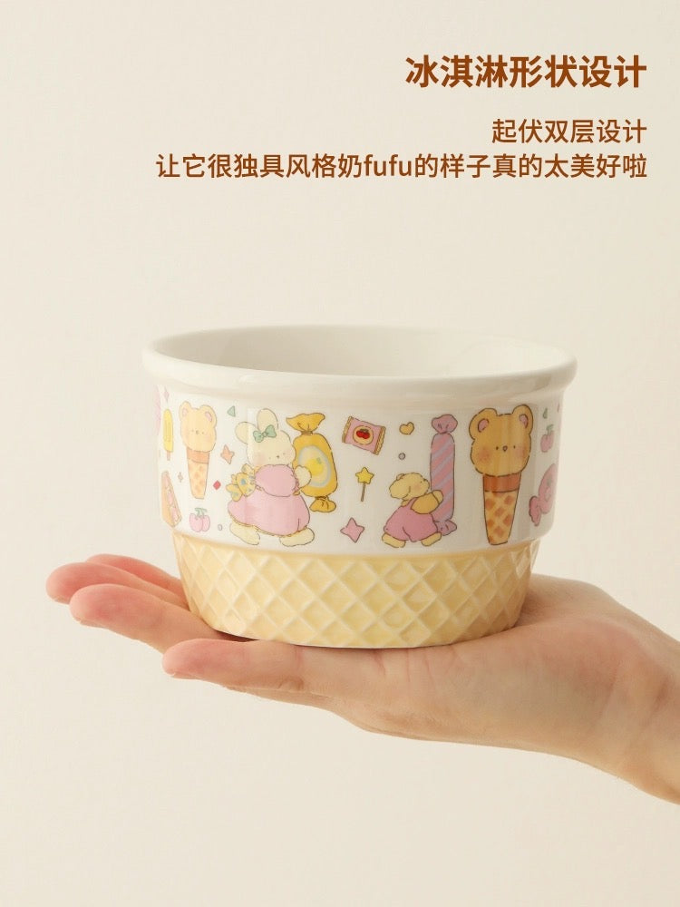 Ice Cream Series Tableware Set Individually Packaged