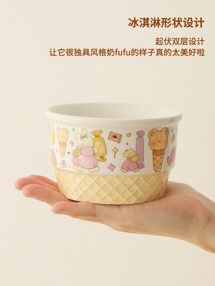 Ice Cream Series Tableware Set Individually Packaged