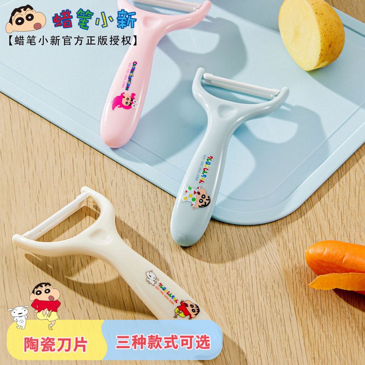 Crayon Shin-chan Official Ceramic Peeler Peeling Peeling Knife