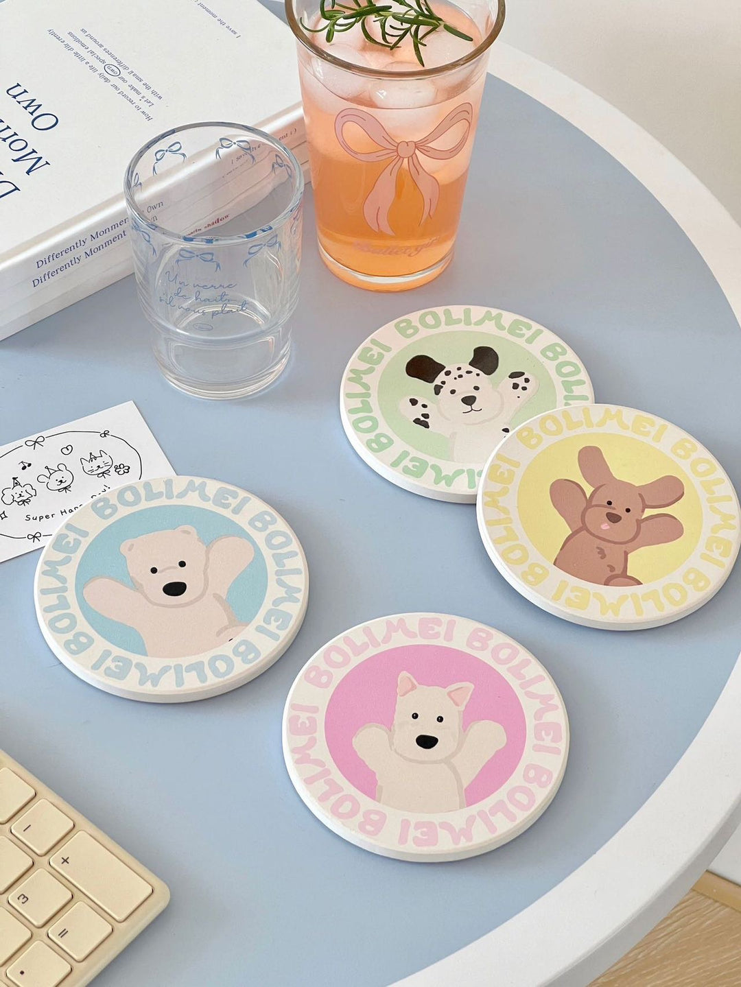 Fresh Coaster Anti-scald Ceramic Coaster
