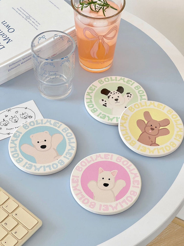 Fresh Coaster Anti-scald Ceramic Coaster