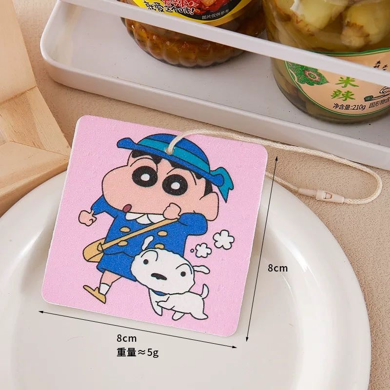 Crayon Shin-chan 1 Set 4 Wood Pulp Sponge Dish Sponge Cup Scouring Pad