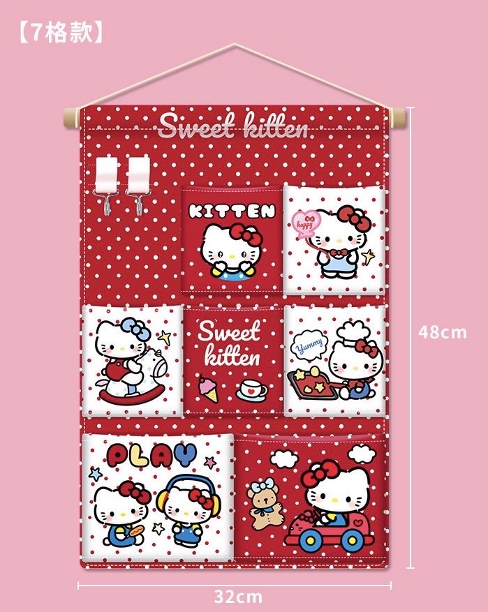 Hello Kitty Hanging Storage Bag Storage Bag Wall-mounted