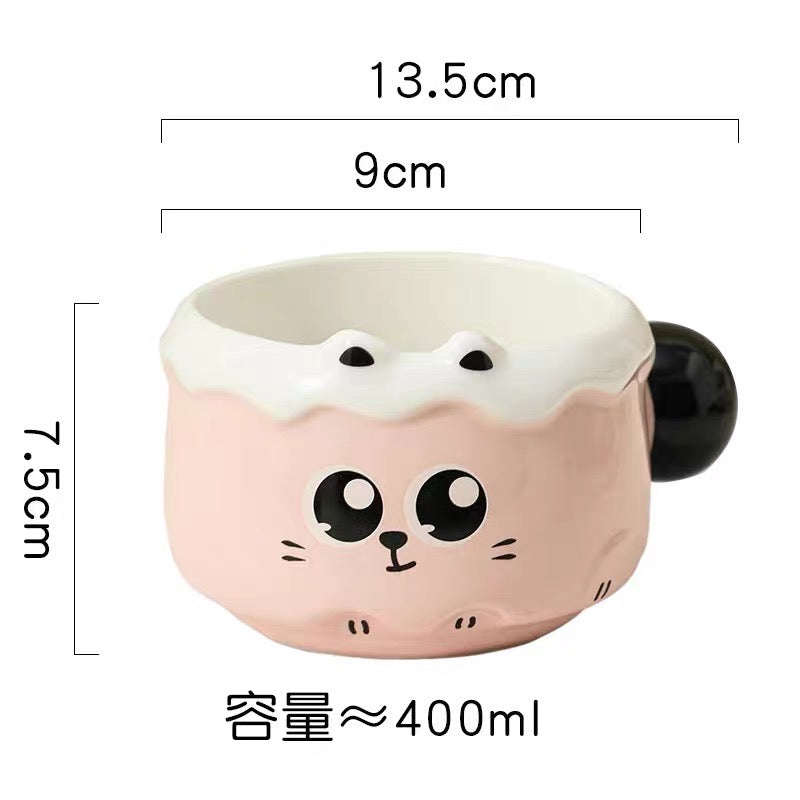 Creative Cat Cup Ceramic Mug Series Coffee Cup