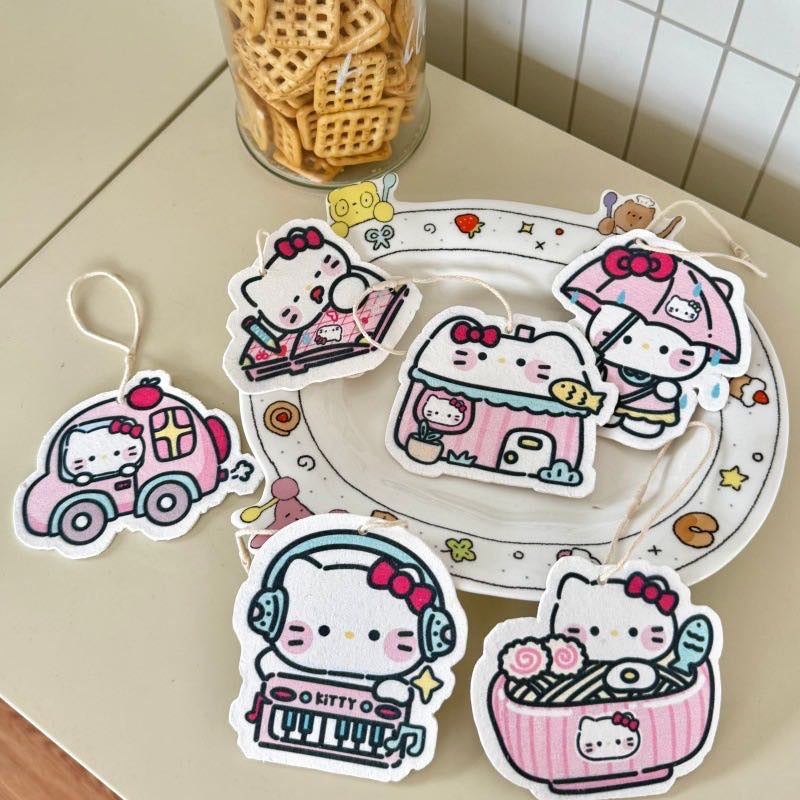 Hello Kitty 1 Set 6 kittyBowl Household Thickened