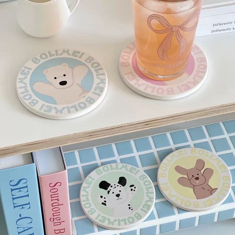 Fresh Coaster Anti-scald Ceramic Coaster