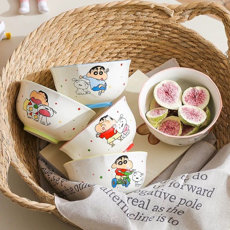 Crayon Shin-chan Rice Bowl Set Gift Box