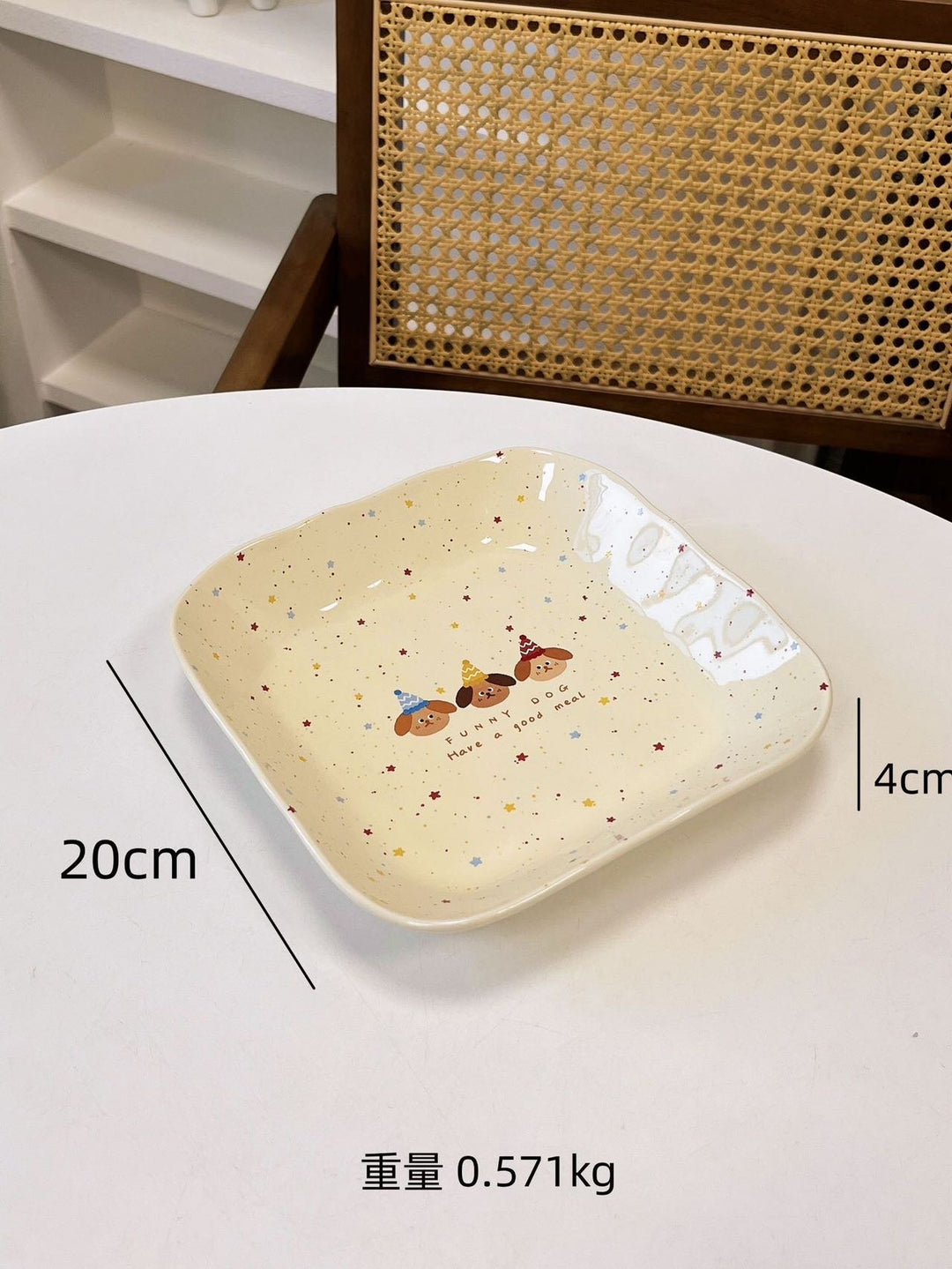 211 Compartment Dinner Plate Cute Ceramic Tableware