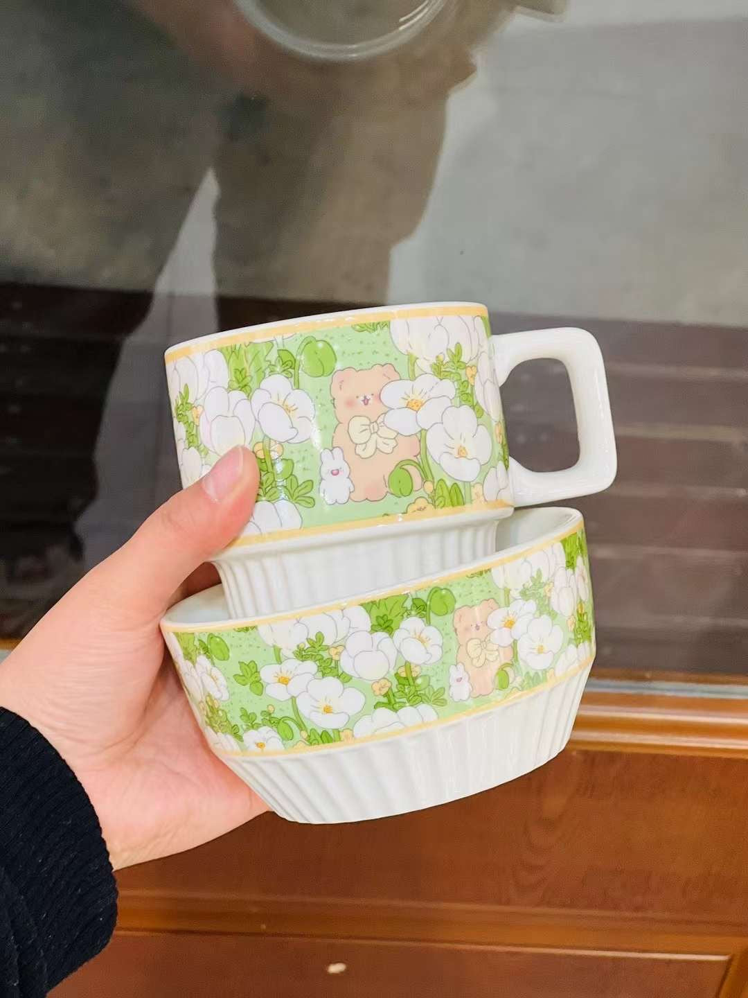 Bear Series Mug & Large Noodle Bowl Individually Packaged