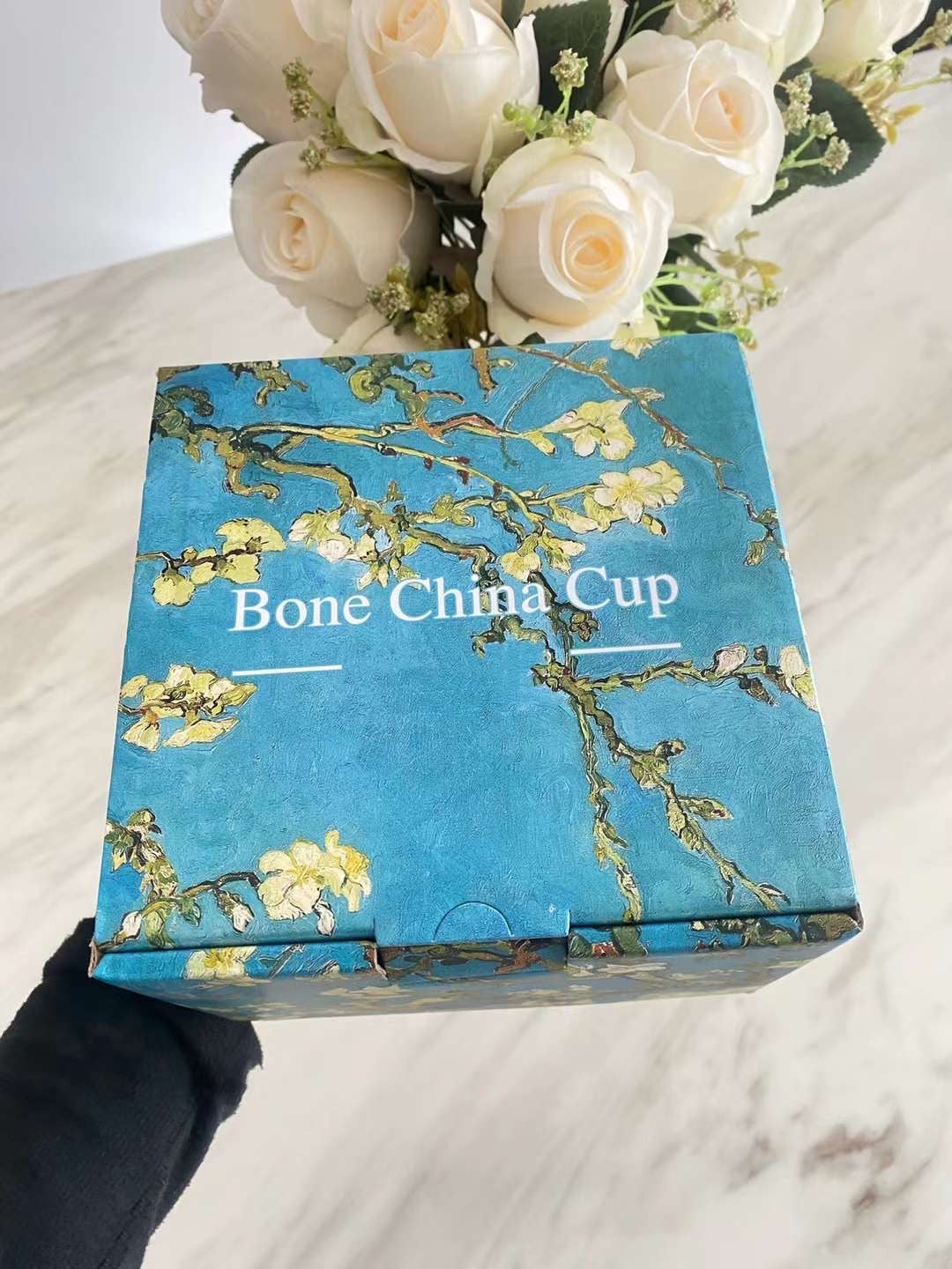 Van Gogh Bone China Cup Saucer Set Various Styles Available