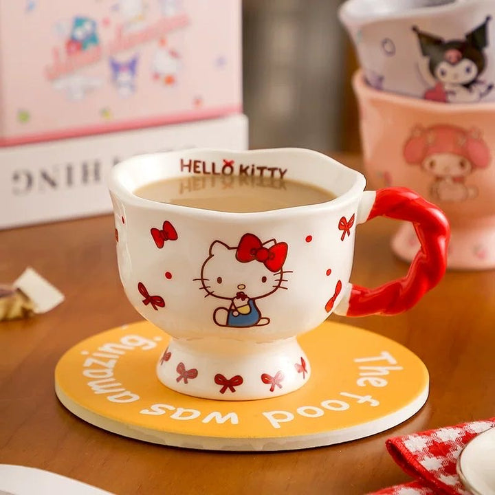Sanrio Mug Household Water Cup Breakfast Cup Ceramic Coffee Cup
