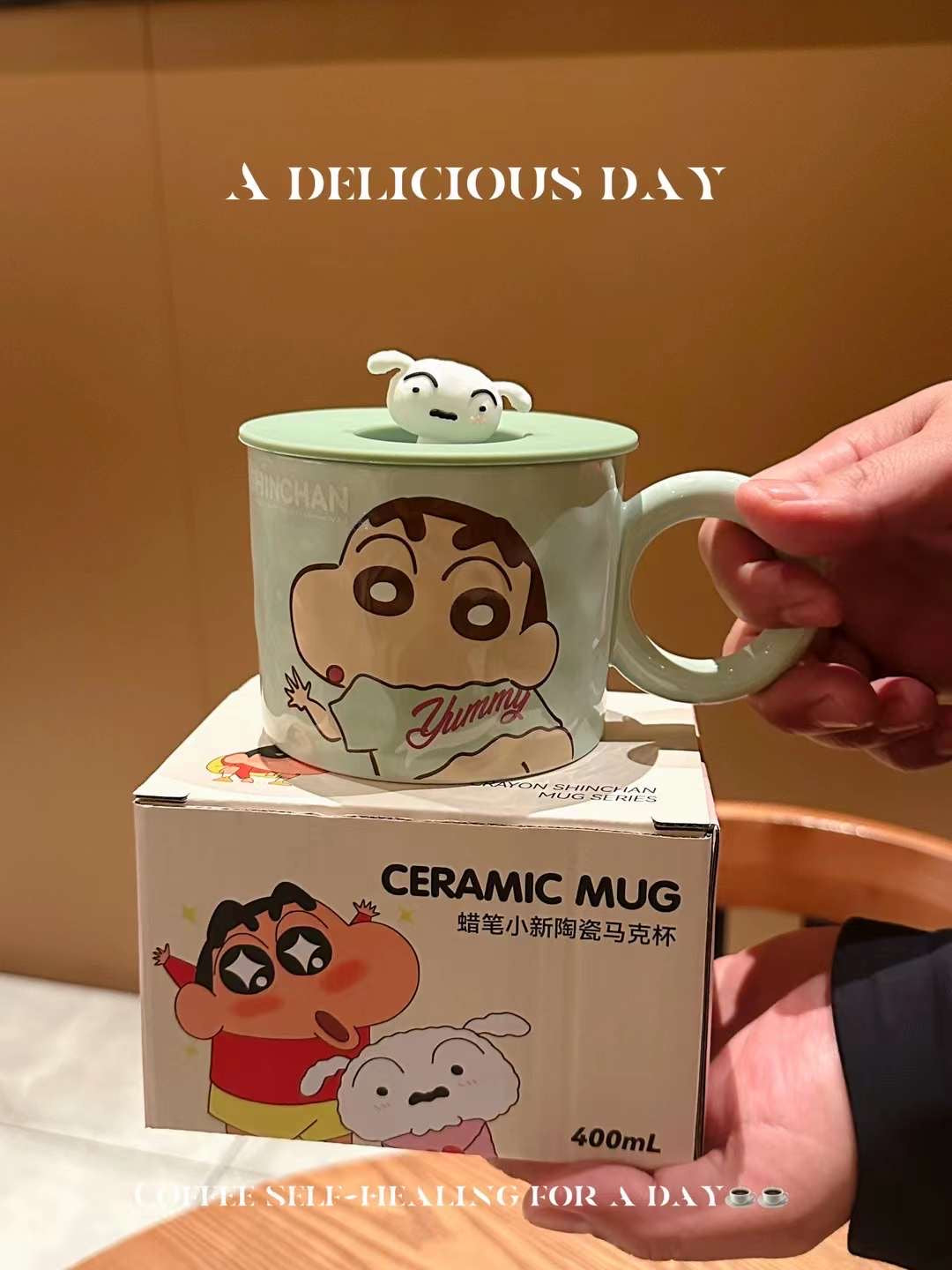 Crayon Shin-chan Ceramic Mug Color Box
