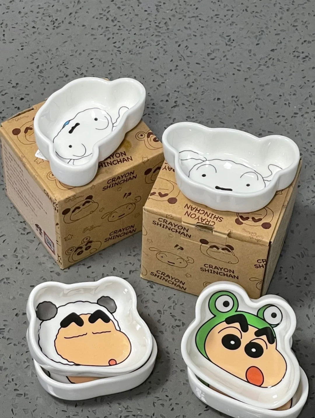 Crayon Shin-chan Ceramic Saucer Seasoning Dish Dessert Plate Saucer 3