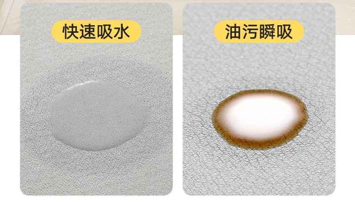 Special Floor Mat Thickened Floor Mat Waterproof Grease Removal Household PUPU Leather Easy Care Anti-slip Foot Mat