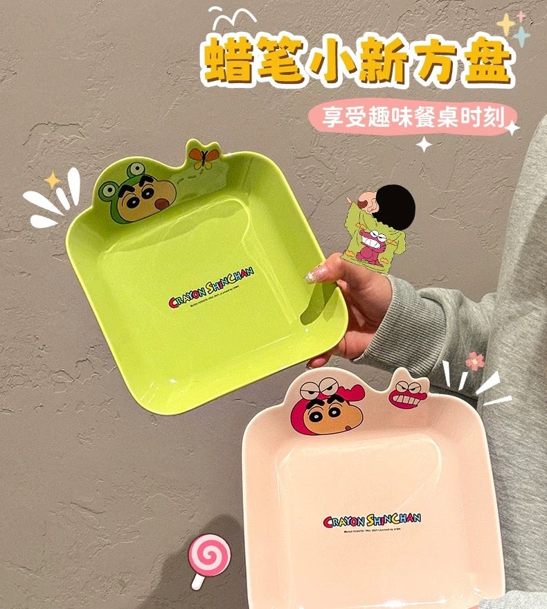 Crayon Shin-chan Ceramic Tableware Set Bowl Plate Set