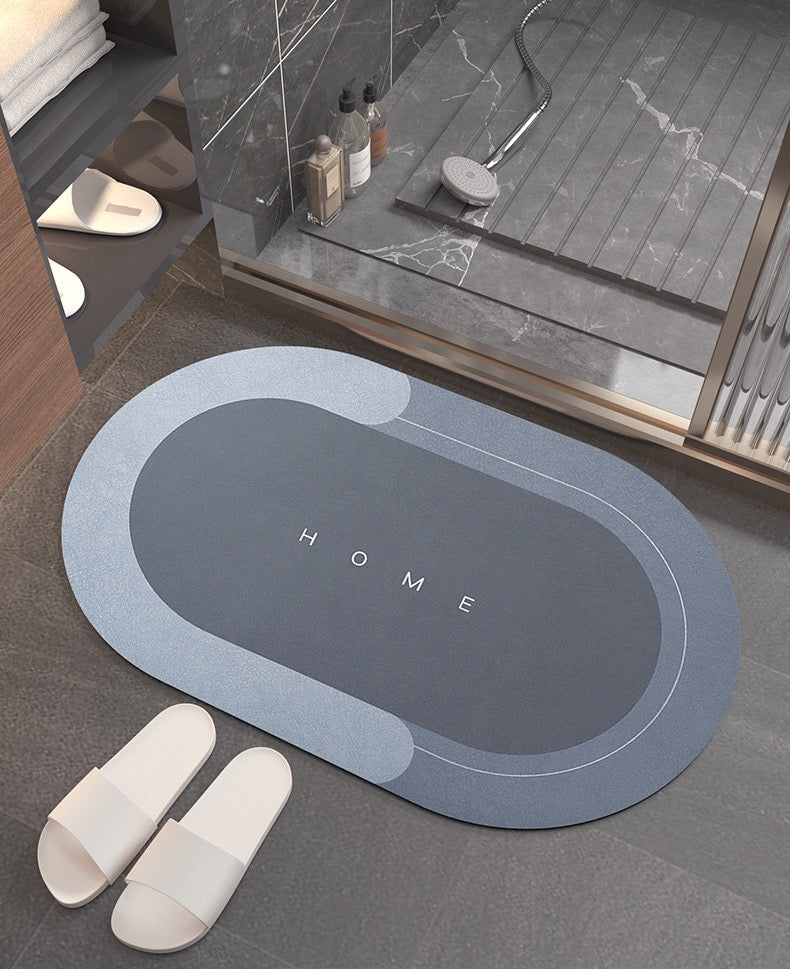 Premium Bathroom Absorbent Mat 🛀 Fast Absorbing  | Quick Dry  |  Non-Slip Comfort Mat