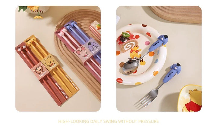 Disney Series Stainless Steel Spoon +Fork Set