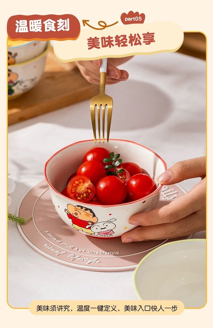 Crayon Shin-chan Rice Bowl Set Gift Box
