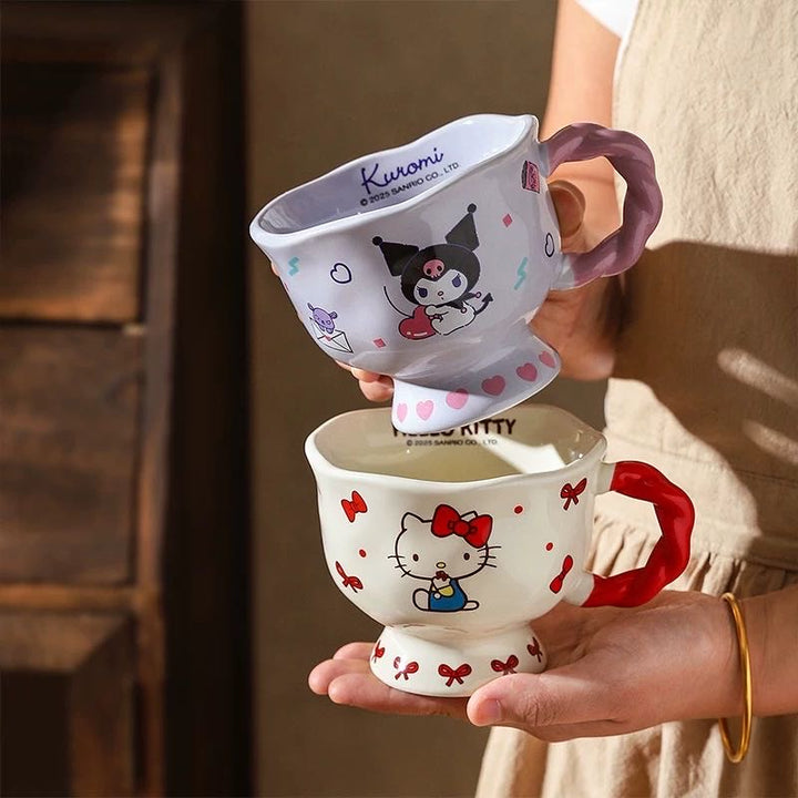 Sanrio Mug Household Water Cup Breakfast Cup Ceramic Coffee Cup