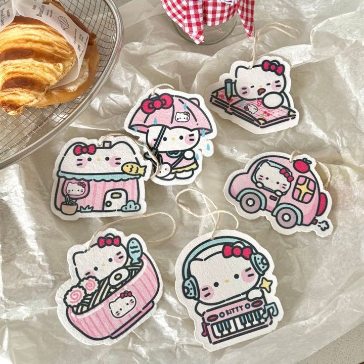 Hello Kitty 1 Set 6 kittyBowl Household Thickened